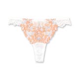 オフホワイト | 華あり刺繍ノンワイヤーブラ&ショーツセットとお揃い 「スタイルアップワイヤレス | fran de lingerie