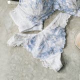 ホワイト | 華あり刺繍ノンワイヤーブラ&ショーツセットとお揃い 「スタイルアップワイヤレス | fran de lingerie