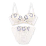 人気の高胸メイクノンワイヤー 華あり刺繍デザイン | fran de lingerie | 詳細画像10