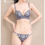 ユーログレー | 人気の高胸メイクノンワイヤー 華あり刺繍デザイン | fran de lingerie