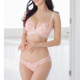 華あり刺繍デザイン穿きやすいノーマルショーツ 「スタイルアップワイヤレスフローラ | fran de lingerie | 詳細画像5