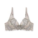 シックな華ありランジェリーすっきりラインの谷間メイクブラ 「シャイニーフルール | fran de lingerie | 詳細画像4