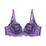 シックな華ありランジェリーすっきりラインの谷間メイクブラ 「シャイニーフルール | fran de lingerie | 詳細画像6