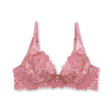 シックな華ありランジェリーすっきりラインの谷間メイクブラ 「シャイニーフルール | fran de lingerie | 詳細画像7