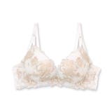 シックな華ありランジェリーすっきりラインの谷間メイクブラ 「シャイニーフルール | fran de lingerie | 詳細画像9