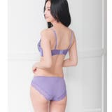 シックな華ありランジェリーすっきりラインの谷間メイクブラ 「シャイニーフルール | fran de lingerie | 詳細画像22