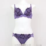 シックな華ありランジェリーすっきりラインの谷間メイクブラ 「シャイニーフルール | fran de lingerie | 詳細画像30