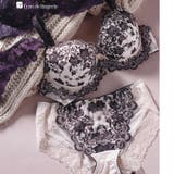 ベージュ | ロマンチックな華ありランジェリーしっかり盛胸&安定感◎ 「クラシカルフローラル | fran de lingerie