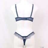ロマンチックな華ありランジェリー響きにくいのがうれしいTバックショーツ | fran de lingerie | 詳細画像13 