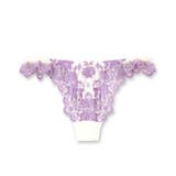 ライトピンク | ロマンチックな華ありランジェリー響きにくいのがうれしいTバックショーツ | fran de lingerie
