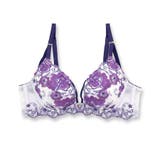 エキゾチックなフラワー刺繍すっきりラインの谷間メイクブラ 「ワンダーリフトブラフ… | fran de lingerie | 詳細画像3 