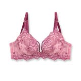 エキゾチックなフラワー刺繍すっきりラインの谷間メイクブラ 「ワンダーリフトブラフ… | fran de lingerie | 詳細画像4 