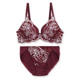 サテン×レースのラグジュアリーデザインしっかり盛って、安定感◎ | fran de lingerie | 詳細画像4