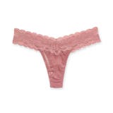 シンプルレース人気の総レースタイプ 「スフレフィットチューブブラ タンガ」 | fran de lingerie | 詳細画像3