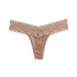 ベージュ | シンプルレース人気の総レースタイプ 「スフレフィットチューブブラ タンガ」 | fran de lingerie