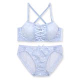 人気のレーシークイーンカップを使用した盛れるベアトップドラマチックな編み上げデザ… | fran de lingerie | 詳細画像5