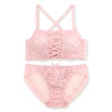 人気のレーシークイーンカップを使用した盛れるベアトップドラマチックな編み上げデザ… | fran de lingerie | 詳細画像6