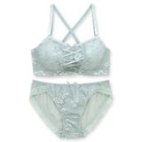 人気のレーシークイーンカップを使用した盛れるベアトップドラマチックな編み上げデザ… | fran de lingerie | 詳細画像7