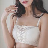 人気のレーシークイーンカップを使用した盛れるベアトップドラマチックな編み上げデザ… | fran de lingerie | 詳細画像26