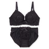 キュートなハート刺繍しっかり盛って、安定感◎ 「レーシーメイクブラ002 | fran de lingerie | 詳細画像2