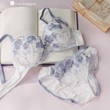ホワイト1 | 刺繍レースのベーシックデザイン自分らしいバストに 「フランスタンダード004 | fran de lingerie