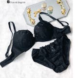 ブラック1 | 選べる盛りブラしっかり盛胸&安定感◎ 「レーシーメイクブラ004 ペアブラジャー」 | fran de lingerie