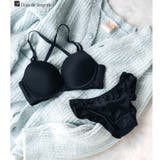 ブラック3 | 選べる盛りブラしっかり盛胸&安定感◎ 「レーシーメイクブラ004 ペアブラジャー」 | fran de lingerie