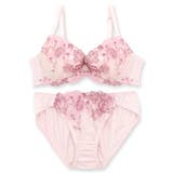 モカピンク | 刺繍レースのベーシックデザイン自分らしいバストに 「フランスタンダード006 ペ… | fran de lingerie