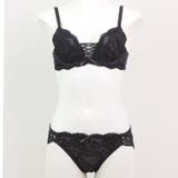 編み上げ×レースのキュートデザインすっきりラインの谷間メイクブラ | fran de lingerie | 詳細画像23
