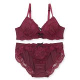 編み上げ×レースのキュートデザインすっきりラインの谷間メイクブラ 「フランスタン… | fran de lingerie | 詳細画像9 