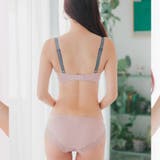 編み上げ×レースのキュートデザインすっきりラインの谷間メイクブラ 「フランスタン… | fran de lingerie | 詳細画像21 