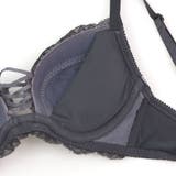 編み上げ×レースのキュートデザインすっきりラインの谷間メイクブラ 「フランスタン… | fran de lingerie | 詳細画像31 