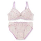 きらめくフェミニンなフラワー刺繍レース自分らしいバストに 「フランスタンダード0… | fran de lingerie | 詳細画像4