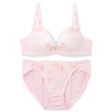 フェミニンデザインすっきりラインの谷間メイクブラ 「フランスタンダード009 | fran de lingerie | 詳細画像3