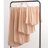 ベージュ | 使いやすい、シンプルベーシック身長やお洋服に合わせて選べる丈 「フレアパンツ | fran de lingerie