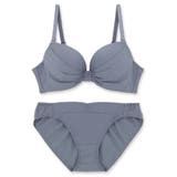 リラ | 人気の「ふわ盛」パターンデイリー使いやすいシンプルさ 「ふわ盛スムース ペアブラ… | fran de lingerie