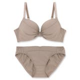 ヌードベージュ | 人気の「ふわ盛」パターンデイリー使いやすいシンプルさ 「ふわ盛スムース ペアブラ… | fran de lingerie