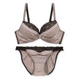 人気のすき間レスシリーズ人気のすき間レスシリーズ「すき間レスサテン」 ブラセット | fran de lingerie | 詳細画像3