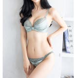 人気のふわ盛シリーズ ミルキーなサテン生地とレースがポイント 「ふわ盛サテン | fran de lingerie | 詳細画像18 