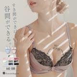 人気のすき間レスシリーズミルキーなサテン生地とレースがポイント 「すき間レスサテ… | fran de lingerie | 詳細画像1 