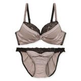 人気のすき間レスシリーズミルキーなサテン生地とレースがポイント 「すき間レスサテ… | fran de lingerie | 詳細画像3 