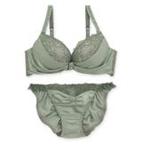 人気のすき間レスシリーズミルキーなサテン生地とレースがポイント 「すき間レスサテ… | fran de lingerie | 詳細画像4 