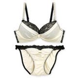 人気のすき間レスシリーズミルキーなサテン生地とレースがポイント 「すき間レスサテ… | fran de lingerie | 詳細画像5 