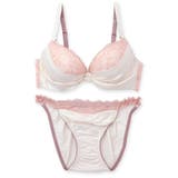 人気のすき間レスシリーズミルキーなサテン生地とレースがポイント 「すき間レスサテ… | fran de lingerie | 詳細画像7 