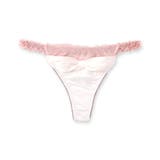 ライトピンク | 更にセクシーに洋服に響かない! 「すき間レスサテン タンガ」 Tバック タンガ | fran de lingerie