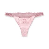 ローズピンク | 更にセクシーに洋服に響かない! 「すき間レスサテン タンガ」 Tバック タンガ | fran de lingerie
