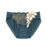 グリーン | 華麗なエキゾチックランジェリー。 ヒップに心地よくフィットするノーマルショーツ … | fran de lingerie