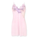 ピンク | 印象派の絵画のようなフラワーモチーフワンピースのインナーとして | fran de lingerie