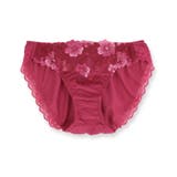可憐な花びら刺繍しっかりフィット 「グレースイストフラワーペタル ショーツ」 | fran de lingerie | 詳細画像4