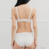 可憐な花びら刺繍しっかりフィット 「グレースイストフラワーペタル ショーツ」 | fran de lingerie | 詳細画像8